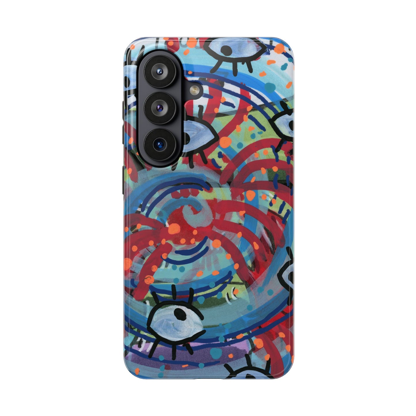 Eyeball Attack Tough Phone Cases