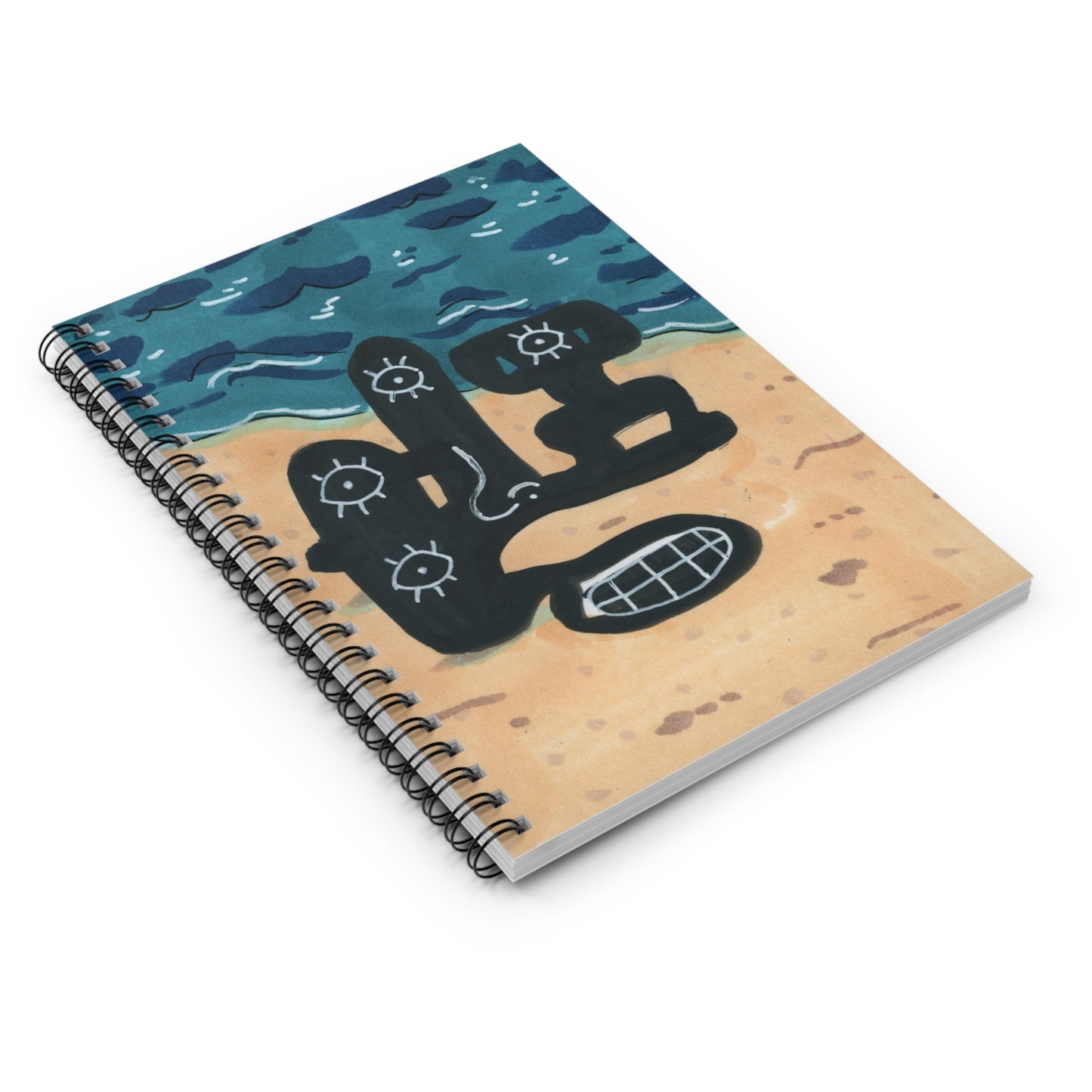 Beach Time Fun Spiral Notebook - Ruled Line