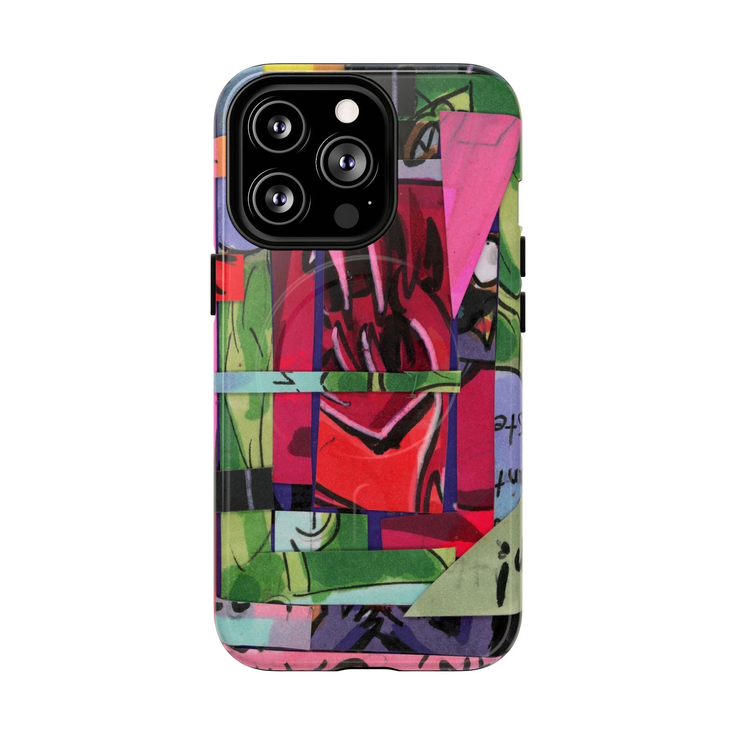 Abstracted Demon Tough Magnetic Cases