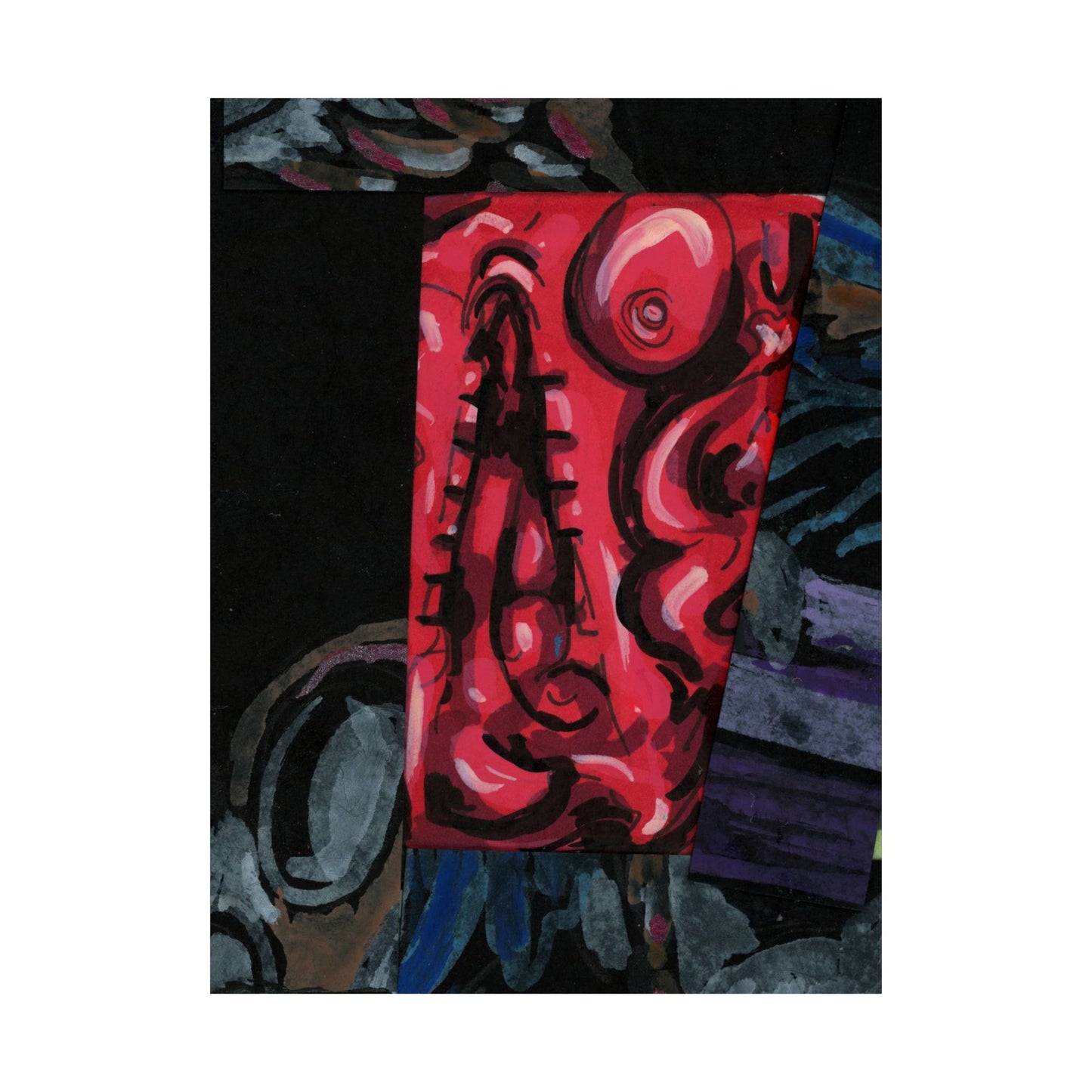 Blood Bucket Matte Vertical Posters