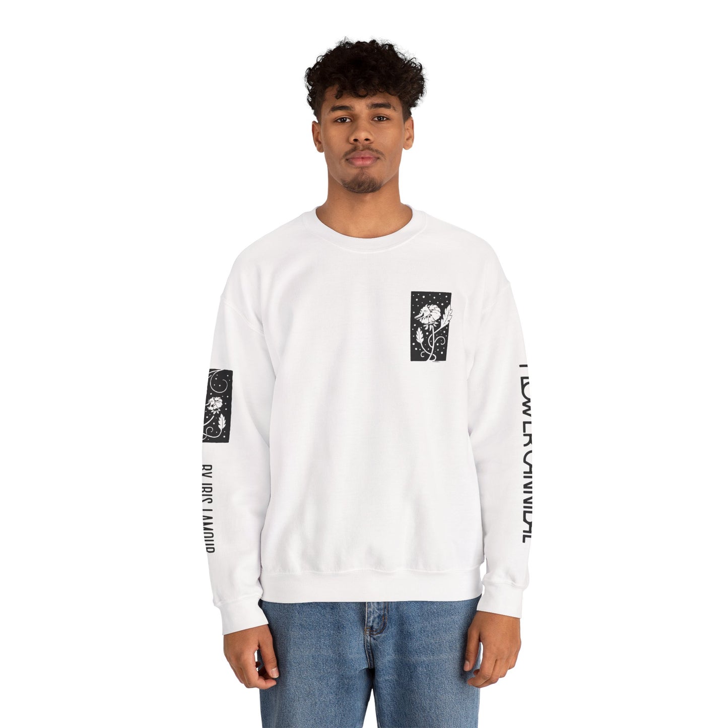 Crewneck Sweatshirt (Unisex Heavy Blend™) - Flower Cannibal