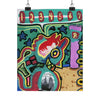 Smiley Creature Matte Vertical Poster