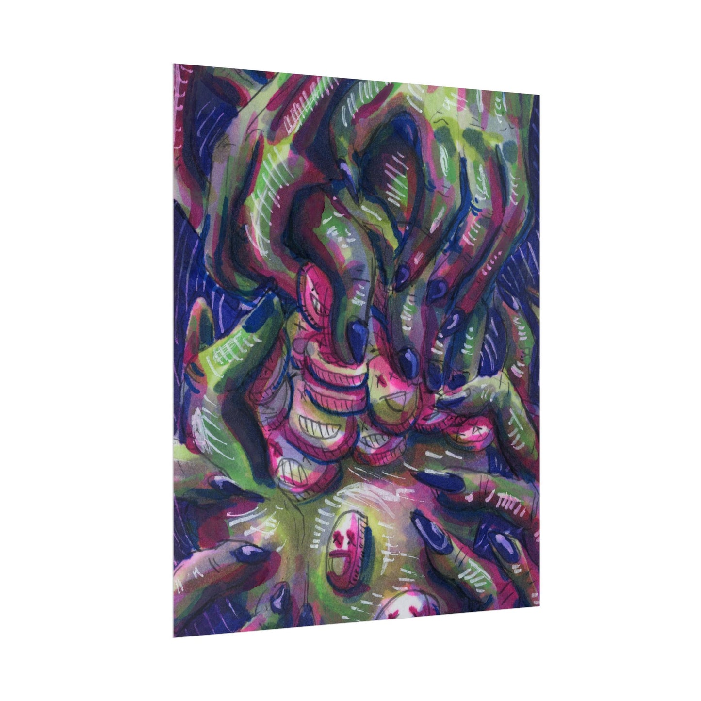 "Unclench my Fist" poster