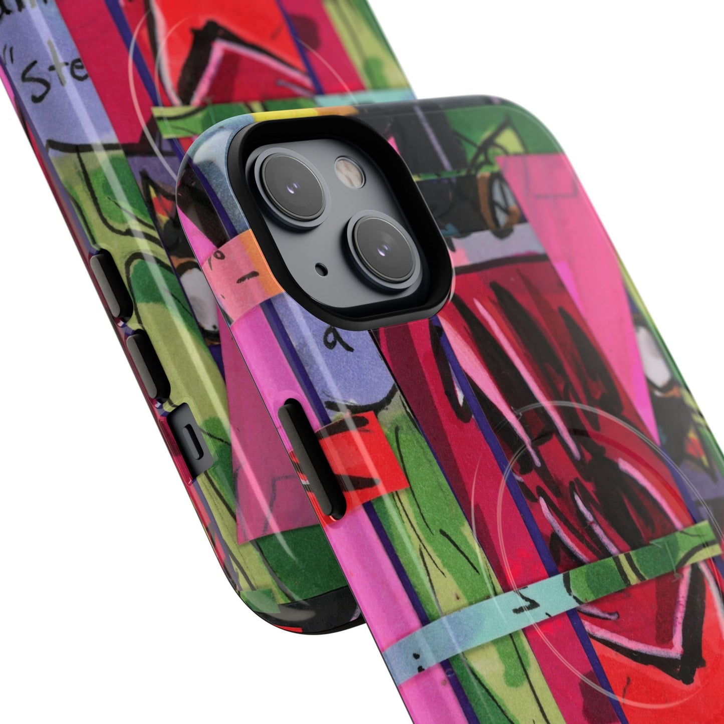 Abstracted Demon Tough Magnetic Cases