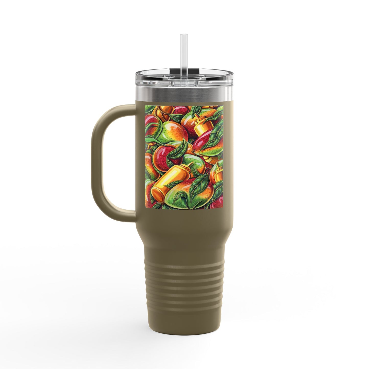 Mango Mustard Insulated Travel Mug, 40oz