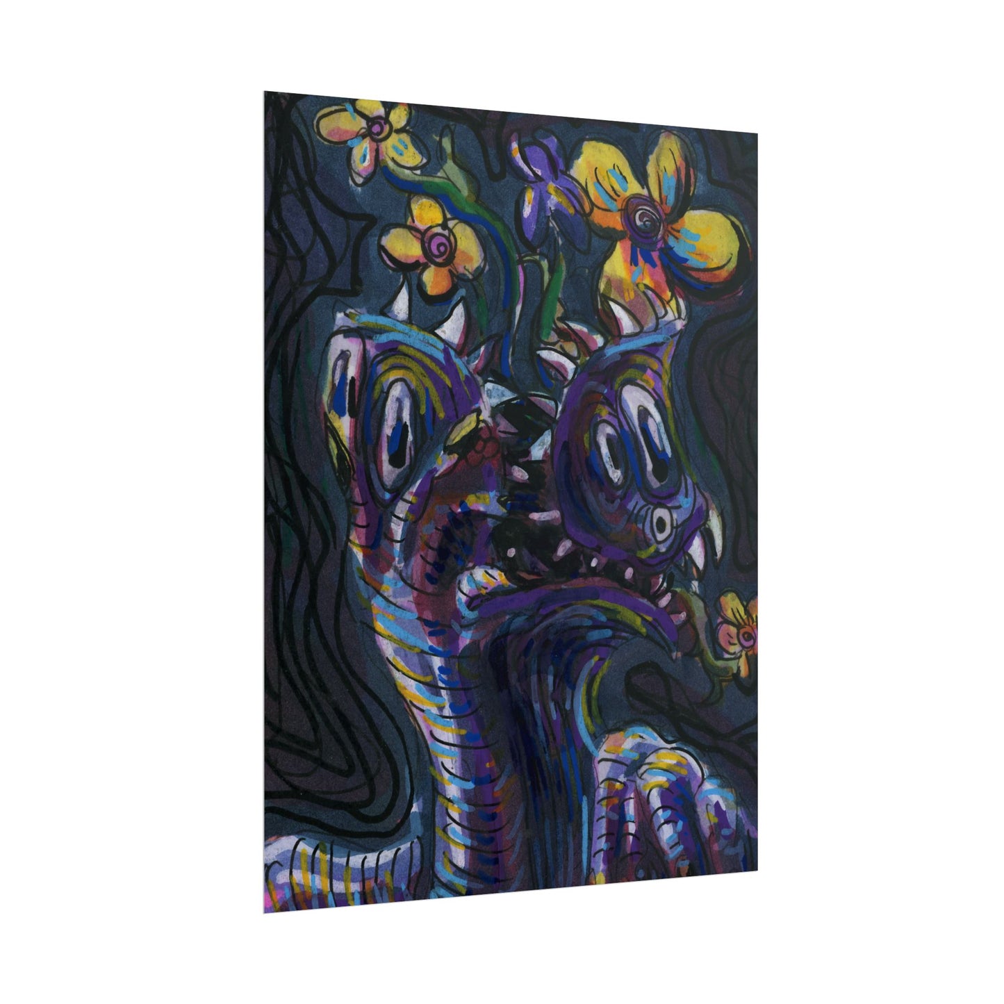 "Flower Friend" poster