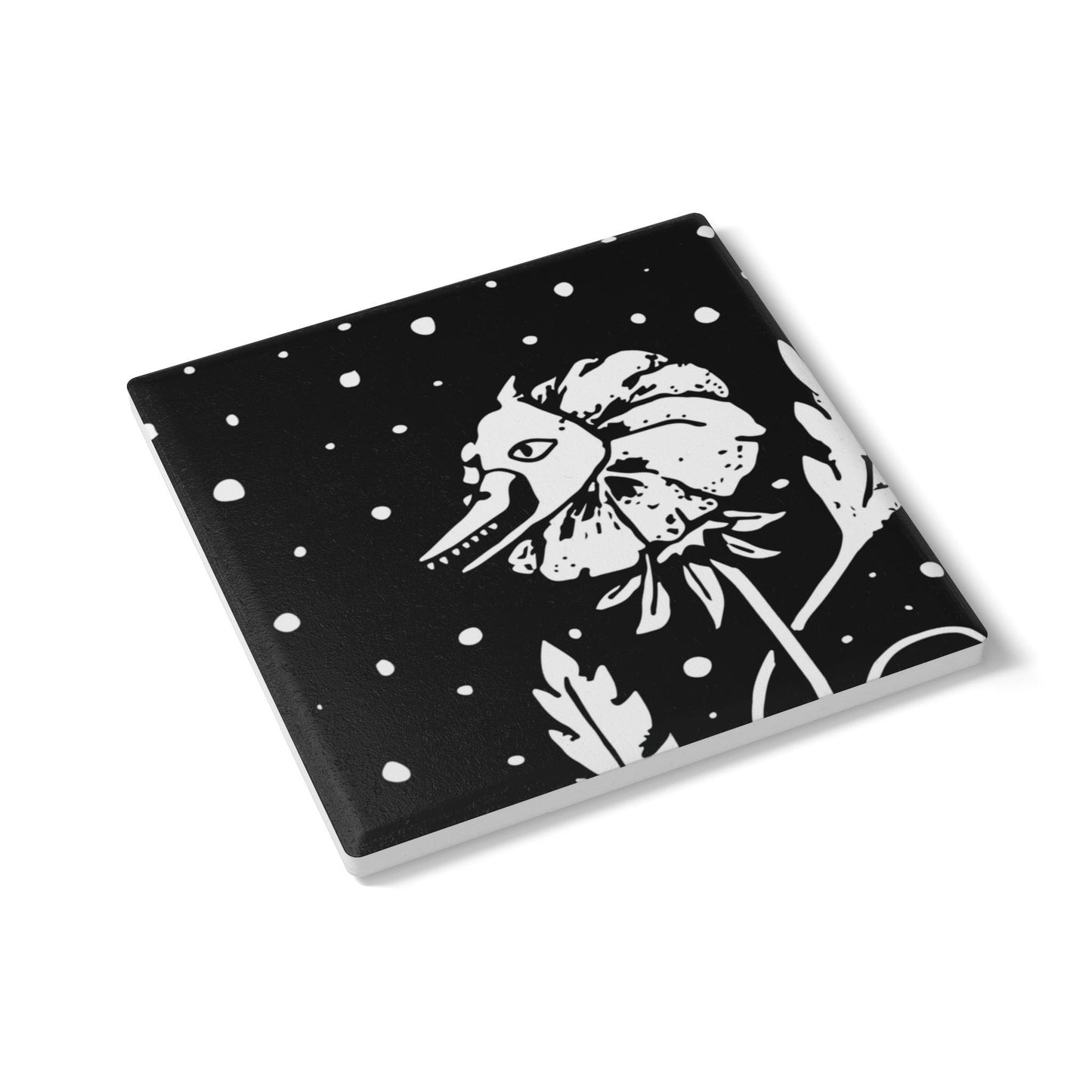 Ceramic Coaster - Flower Cannibal