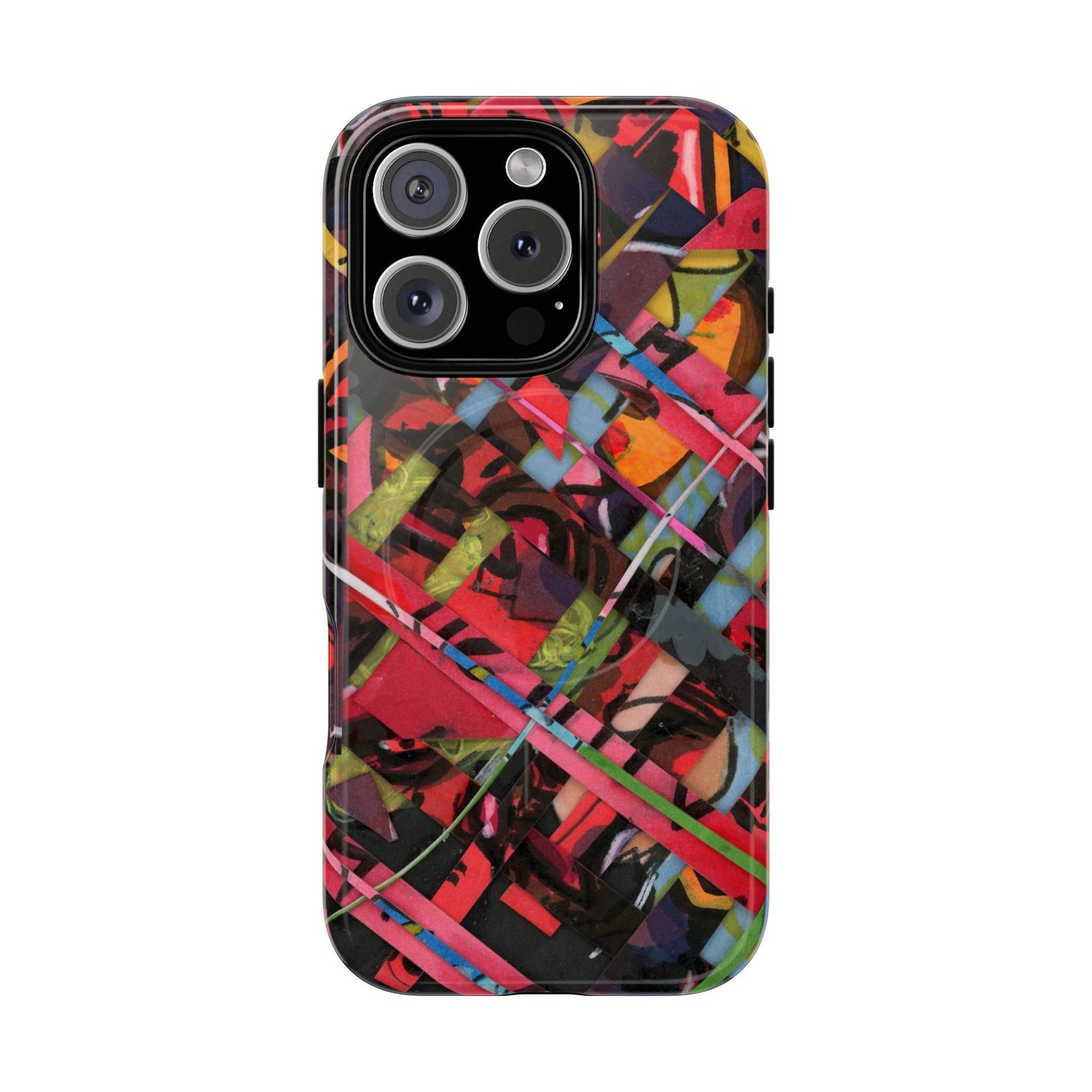 Abstracted Scraps Tough Magnetic Cases