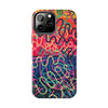 Colorful Squiggly Lines Tough Phone Cases