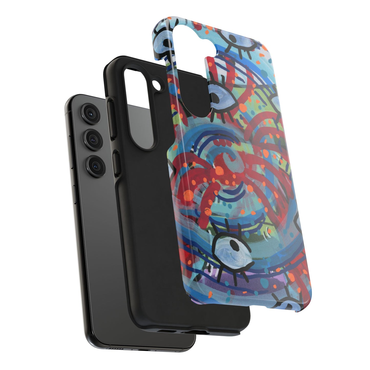 Eyeball Attack Tough Phone Cases