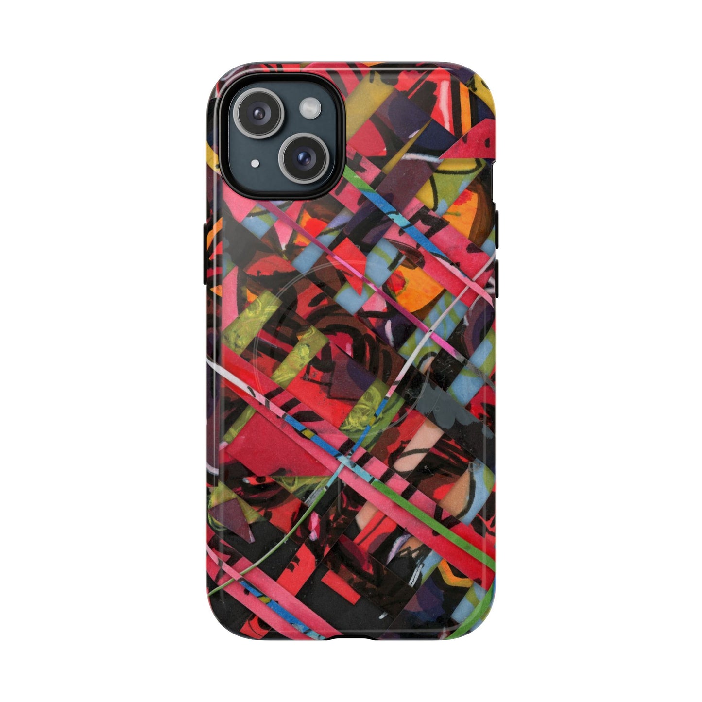 Abstracted Scraps Tough Magnetic Cases