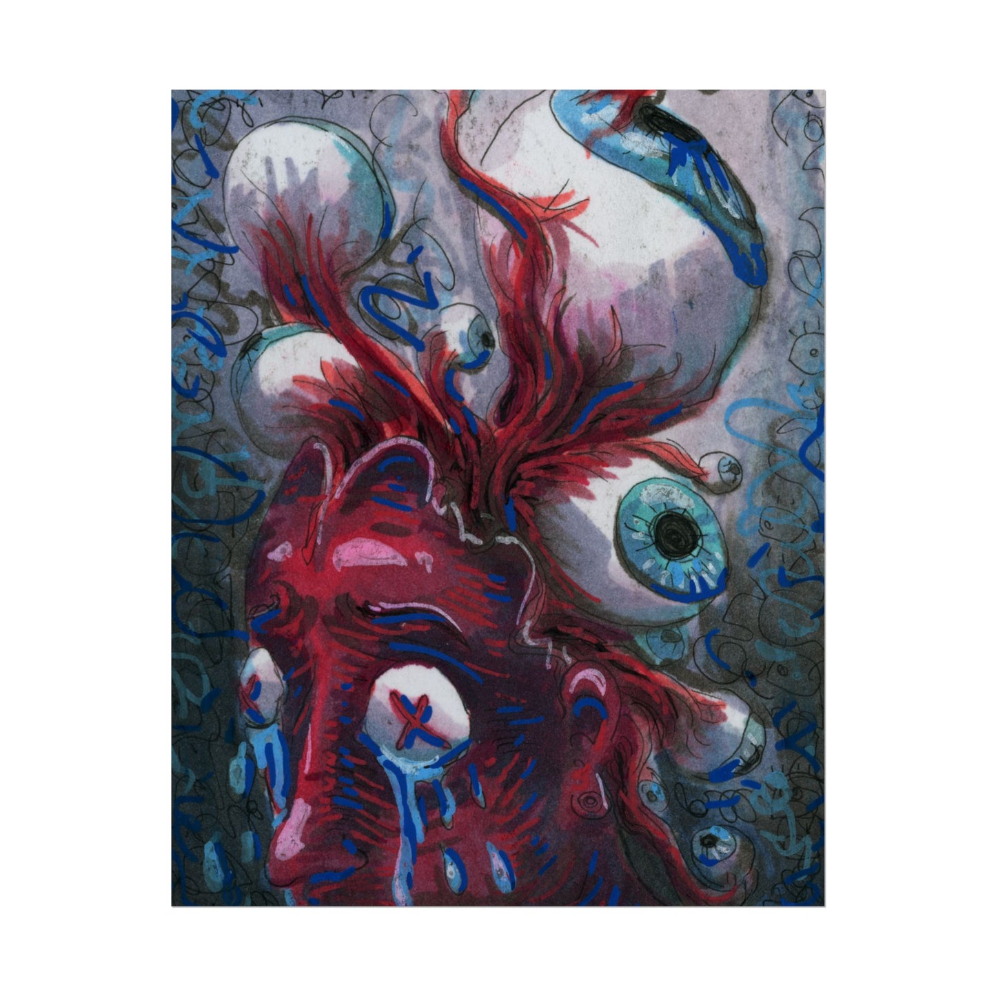 "Eyeball Brain" Poster