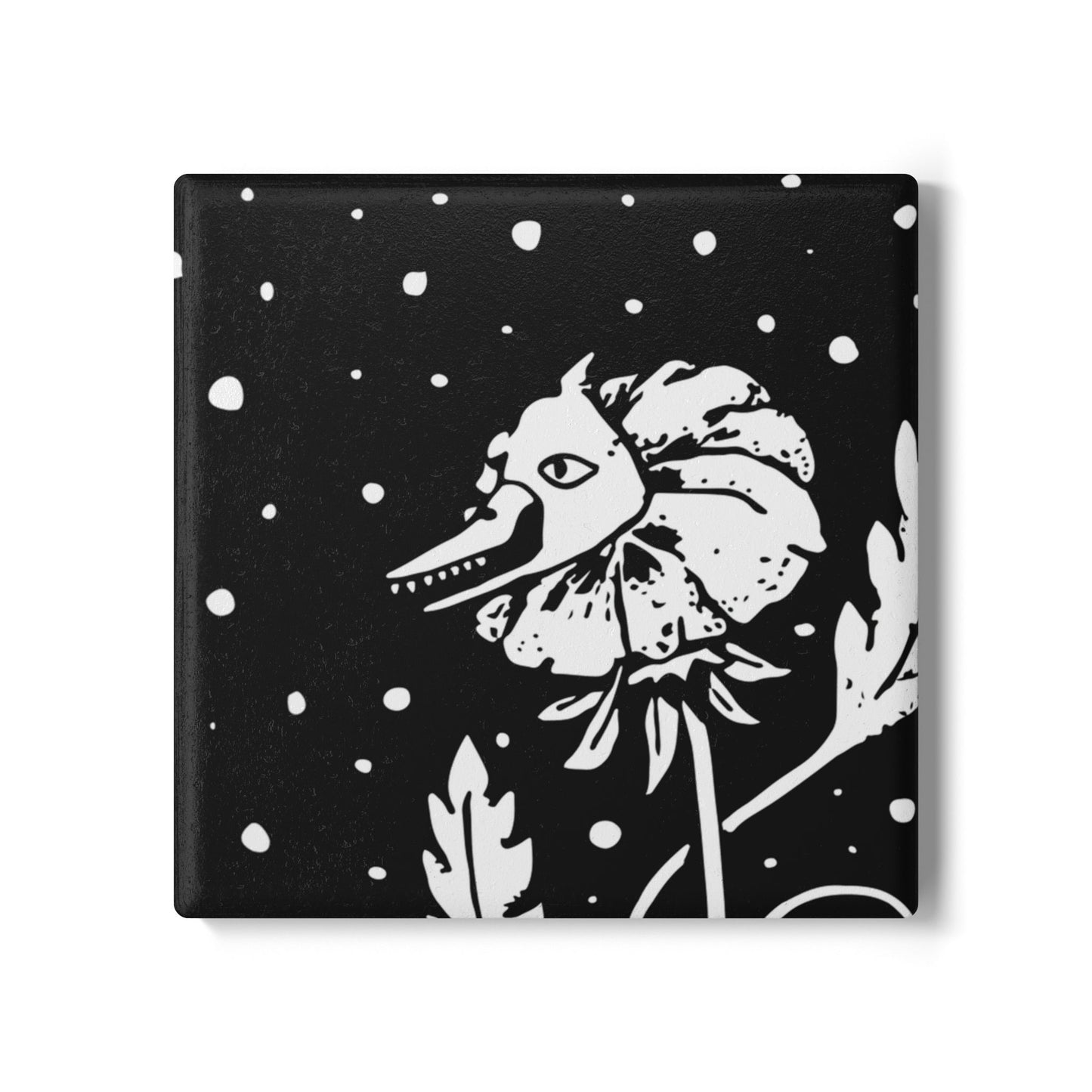 Ceramic Coaster - Flower Cannibal