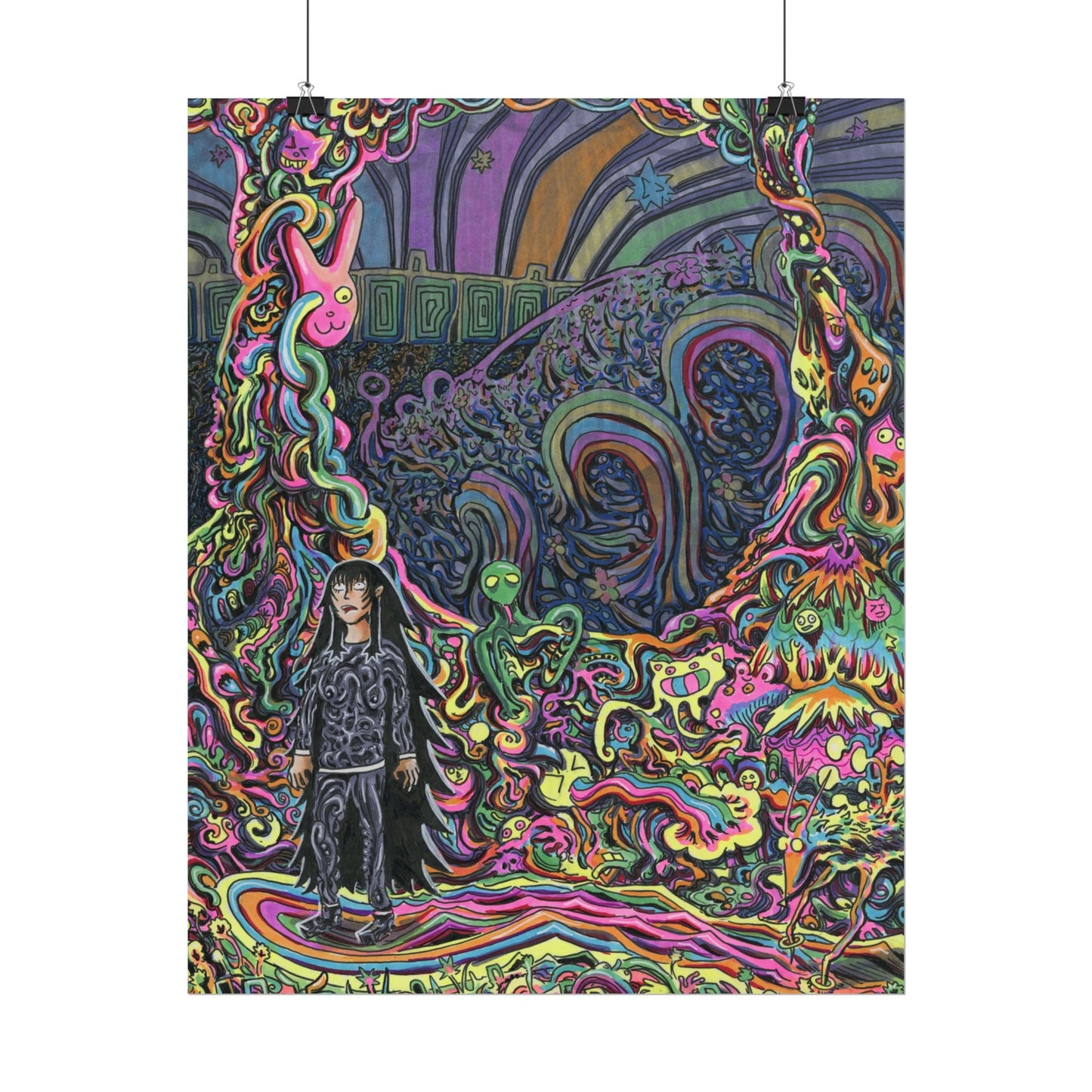 "Welcome to Floofle World" Print