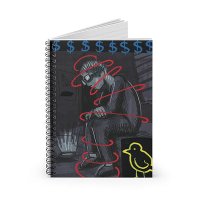 Money on my Mind Spiral Notebook - Ruled Line