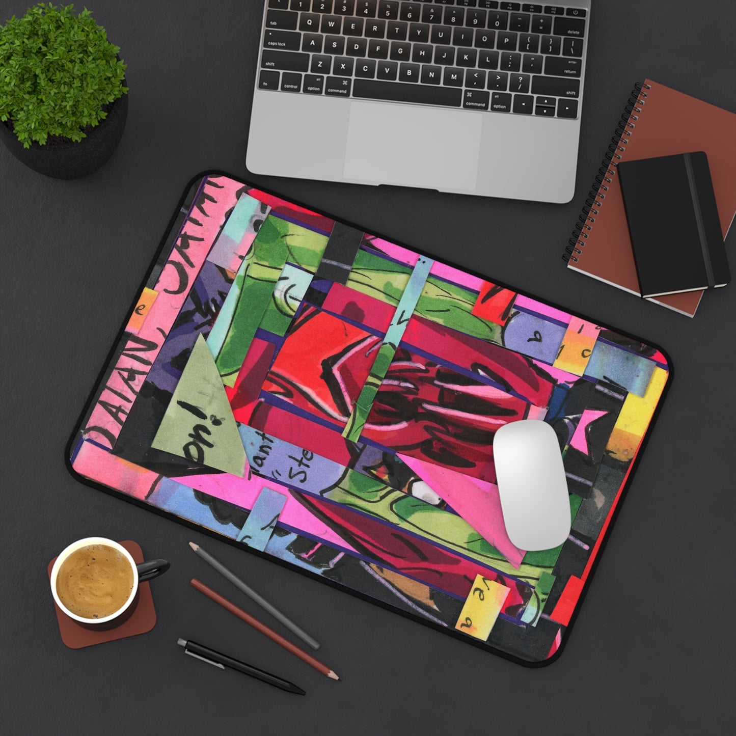 Abstracted Demon Desk Mat