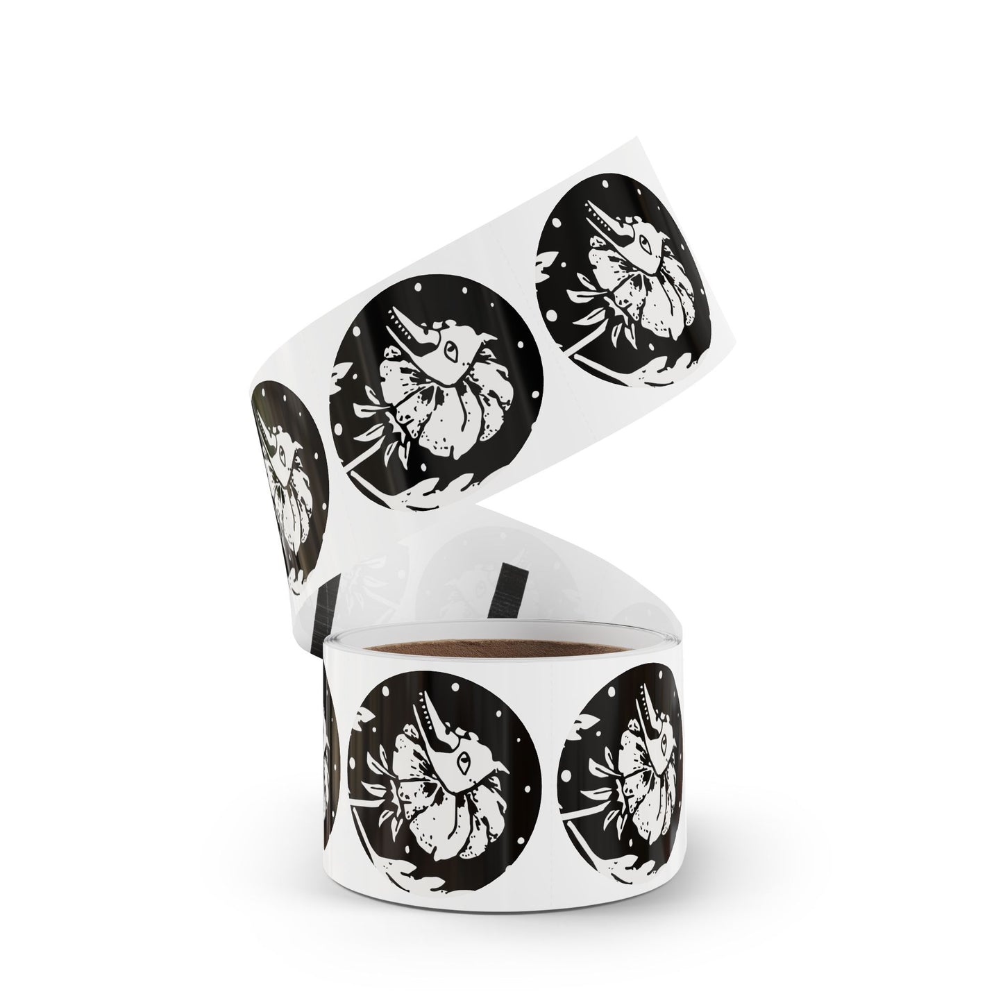 Round Sticker Rolls - Flower Cannibal