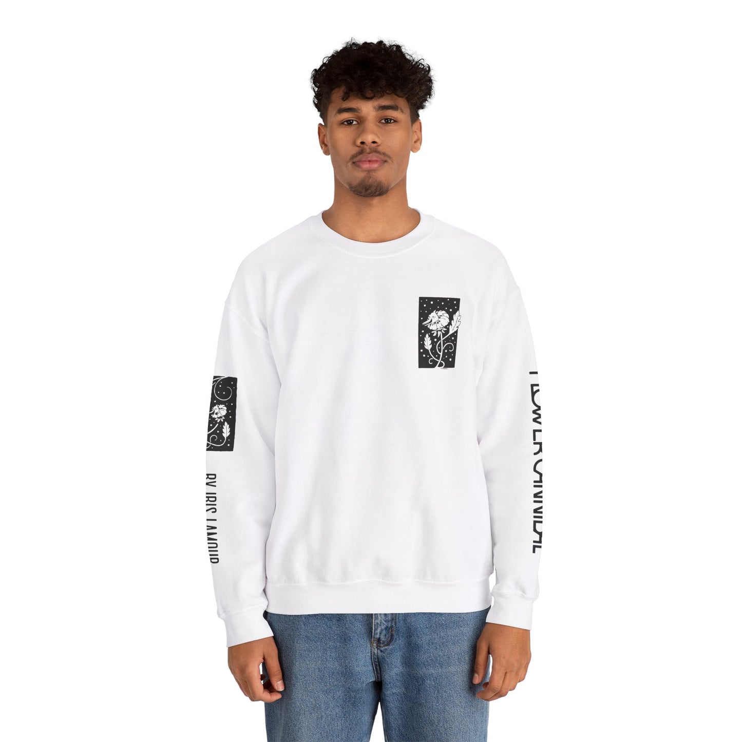 Crewneck Sweatshirt (Unisex Heavy Blend™) - Flower Cannibal