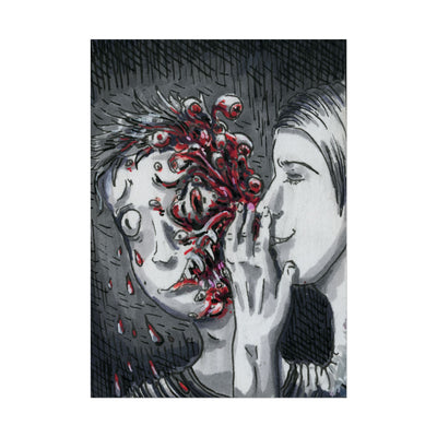 "Let me Breathe Nightmares into your Skin" poster