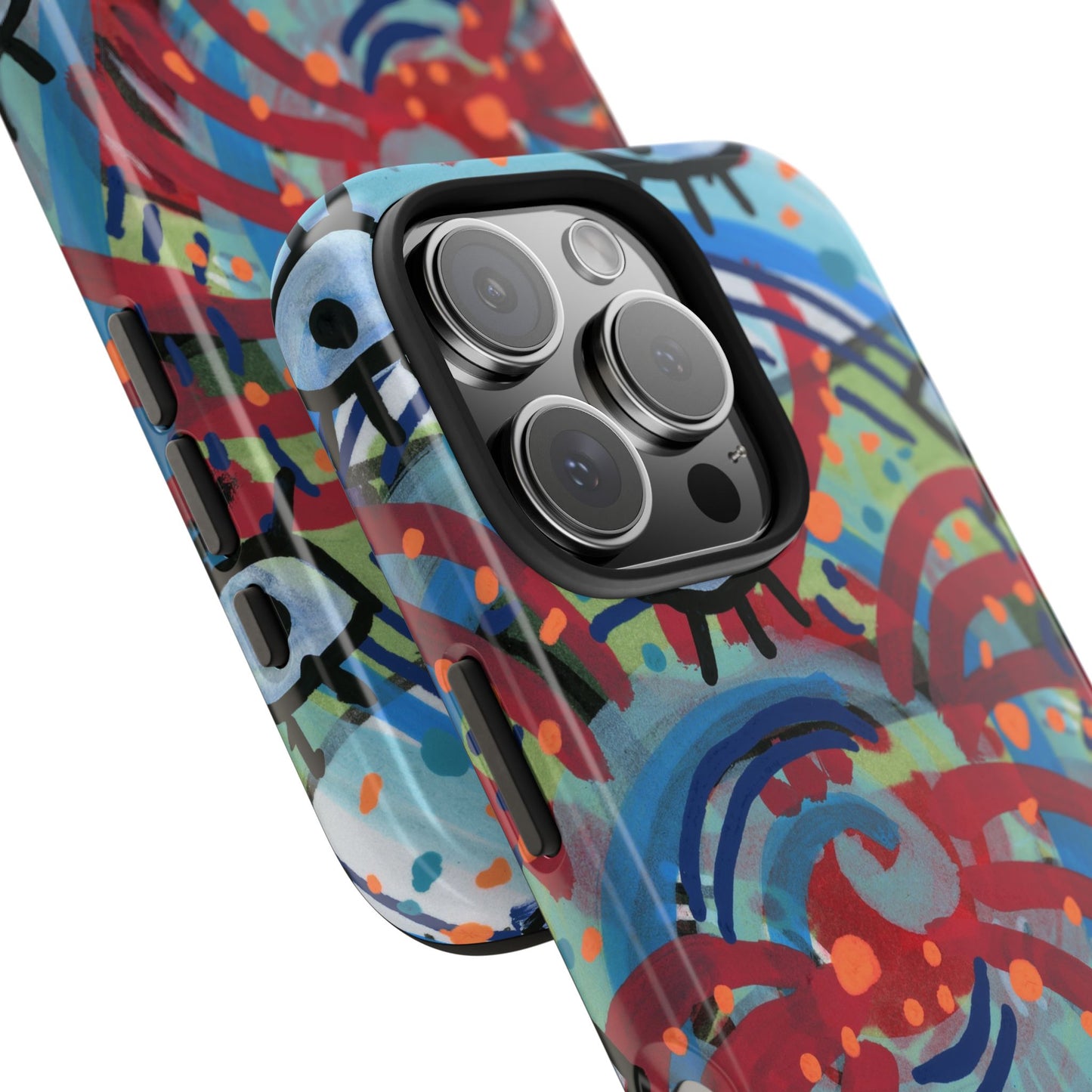 Eyeball Attack Tough Phone Cases
