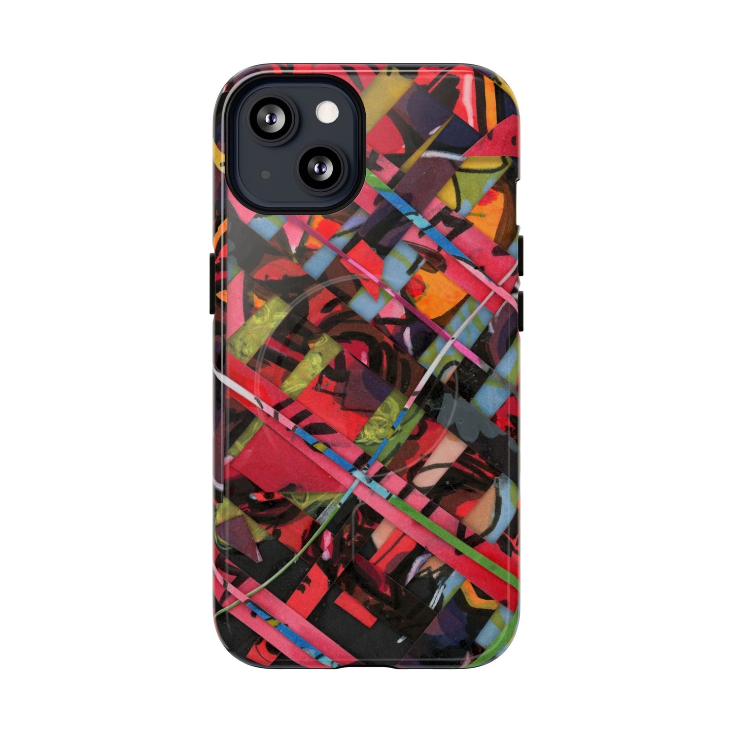 Abstracted Scraps Tough Magnetic Cases