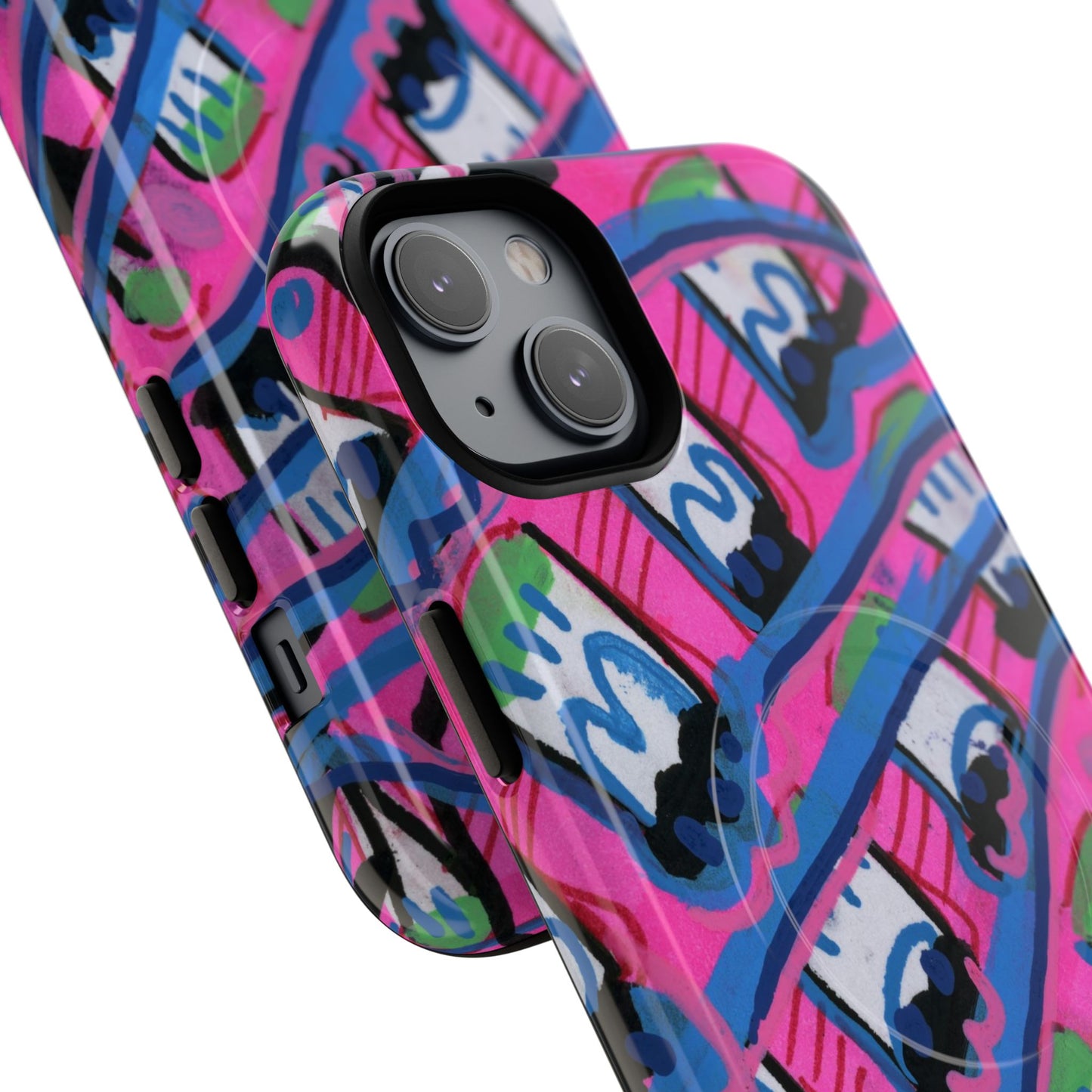 Pink Blast Tough Magnetic Case