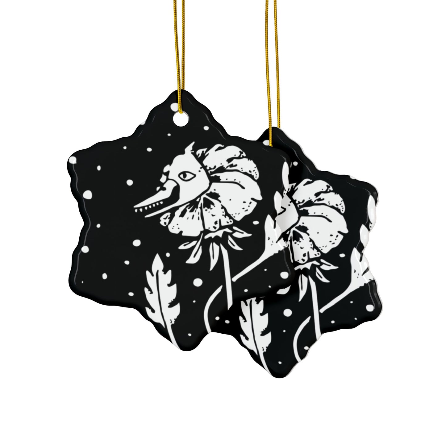 Ceramic Ornaments - Flower Cannibal