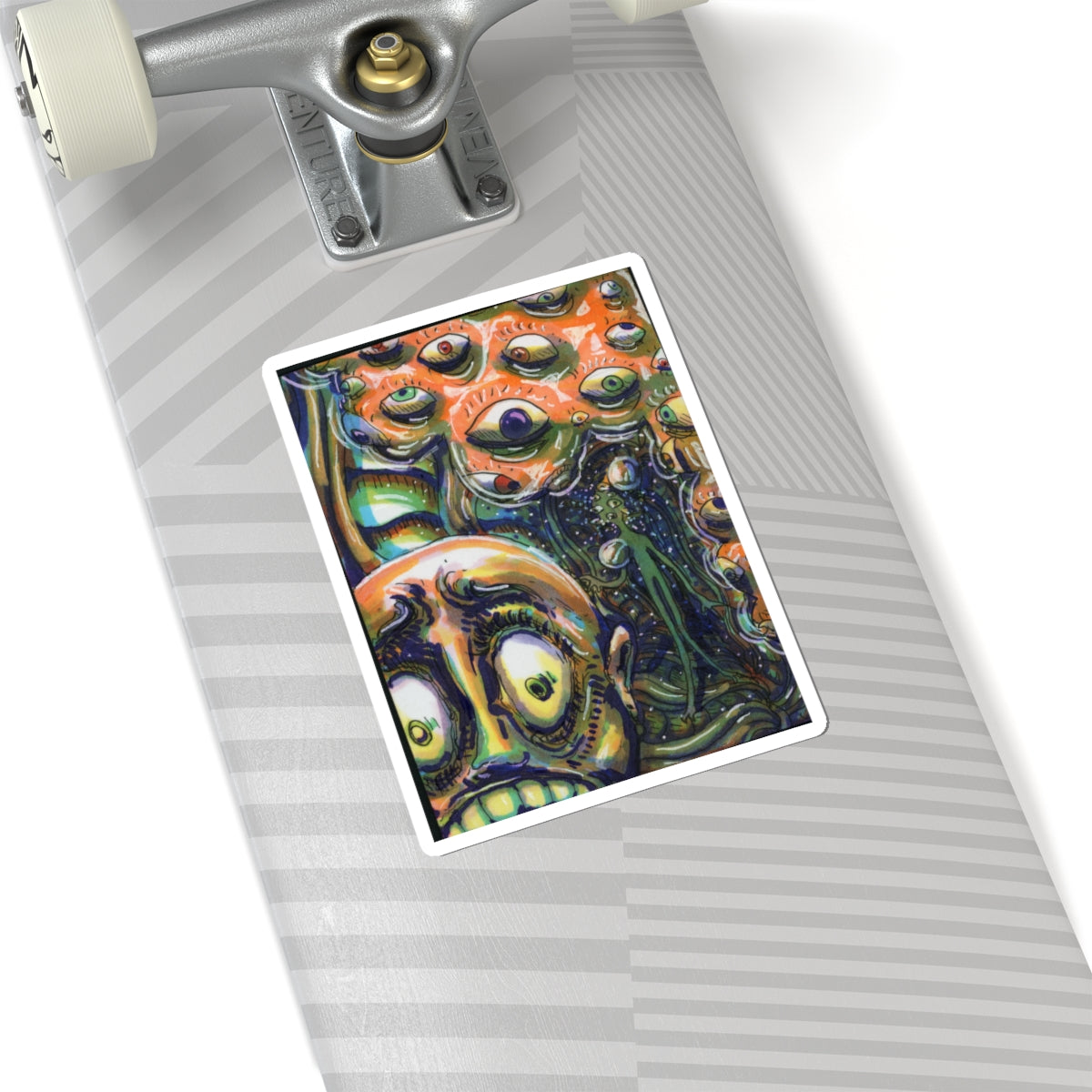 "Eyeball Freakout" sticker