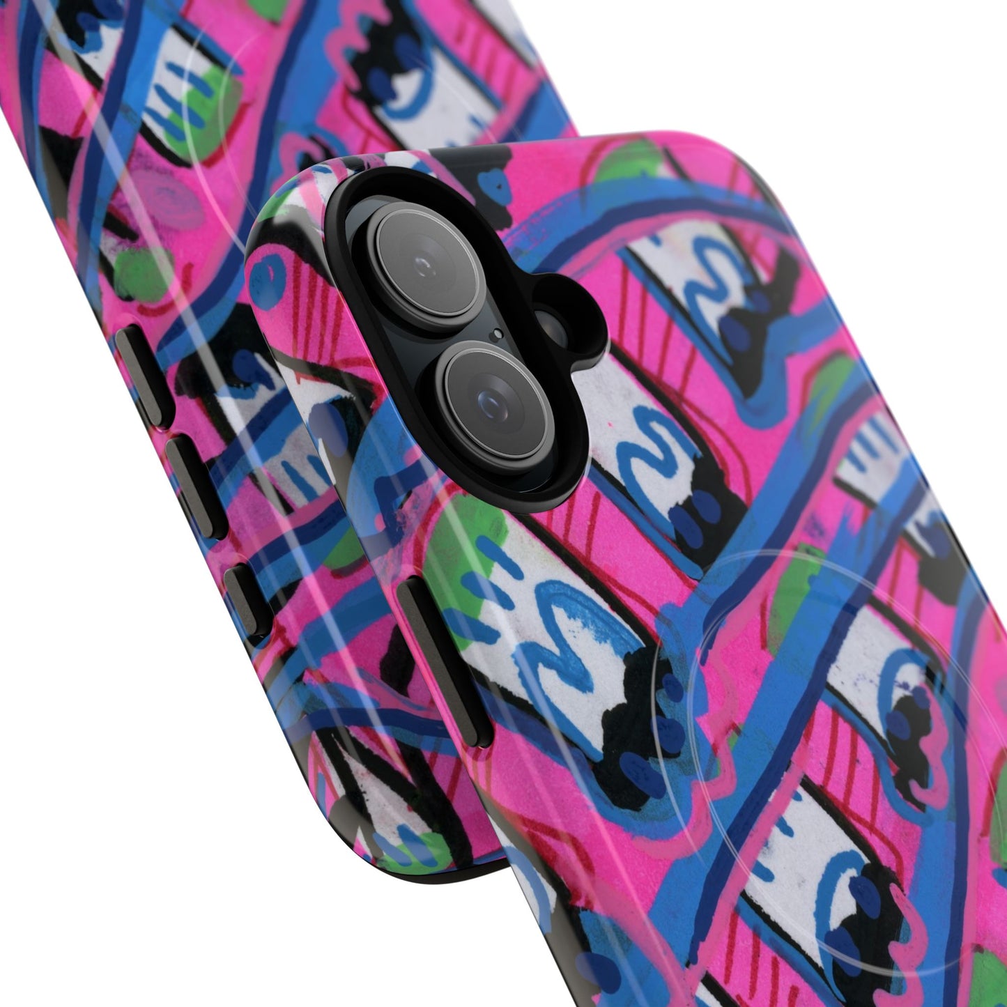Pink Blast Tough Magnetic Case