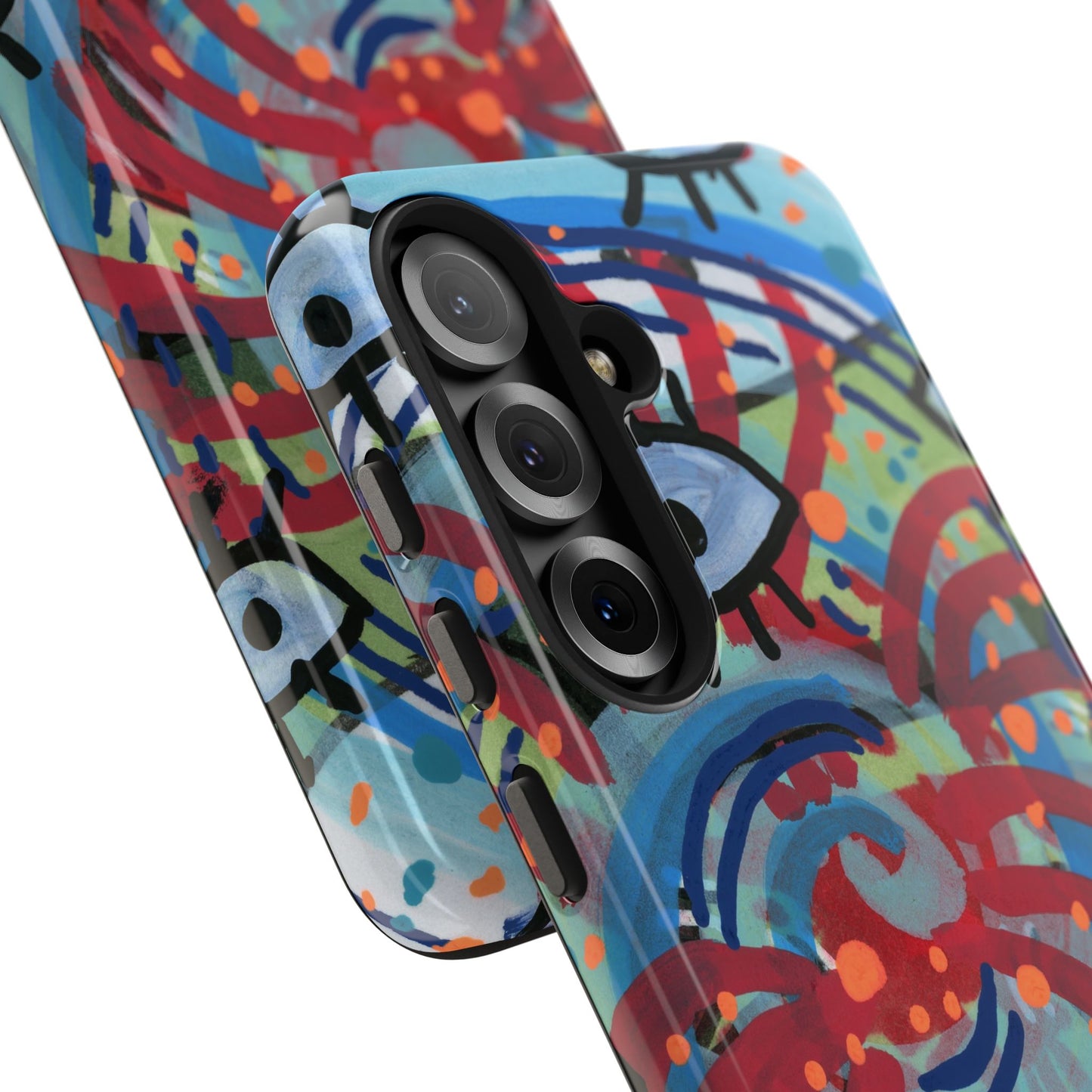 Eyeball Attack Tough Phone Cases