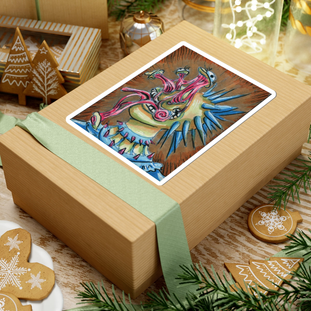 "Outta my mind" sticker