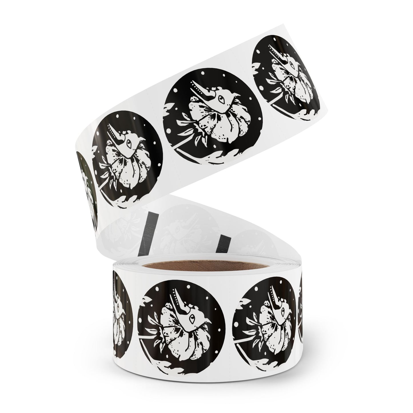 Round Sticker Rolls - Flower Cannibal
