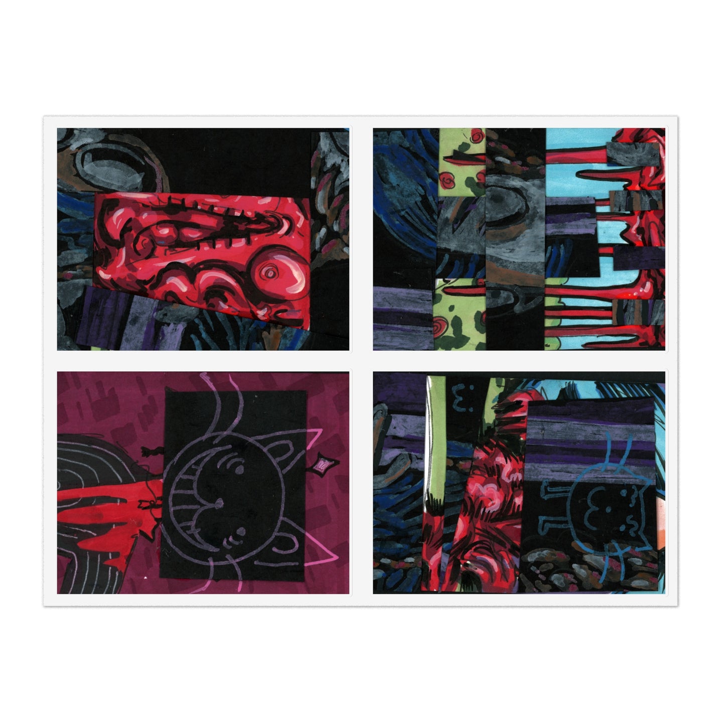 Blood Bucket Sticker Sheet