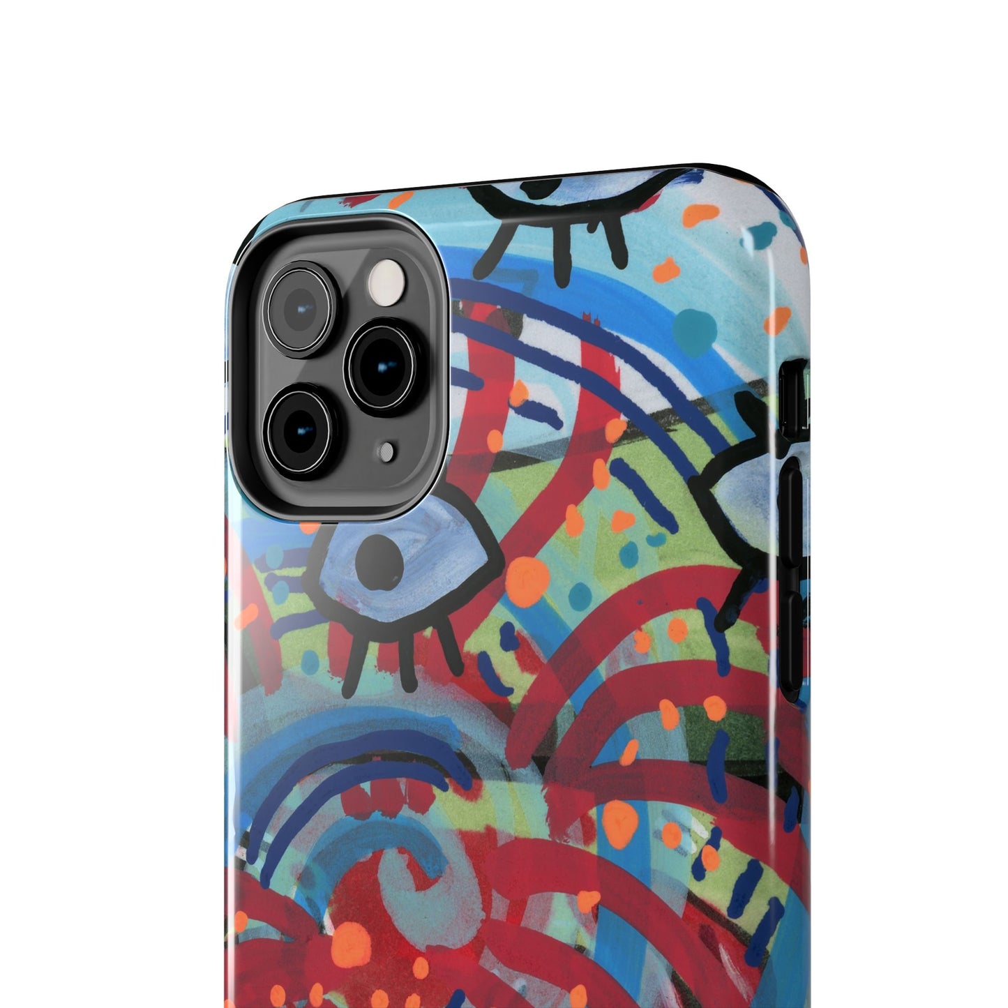 Eyeball Attack Tough Phone Cases