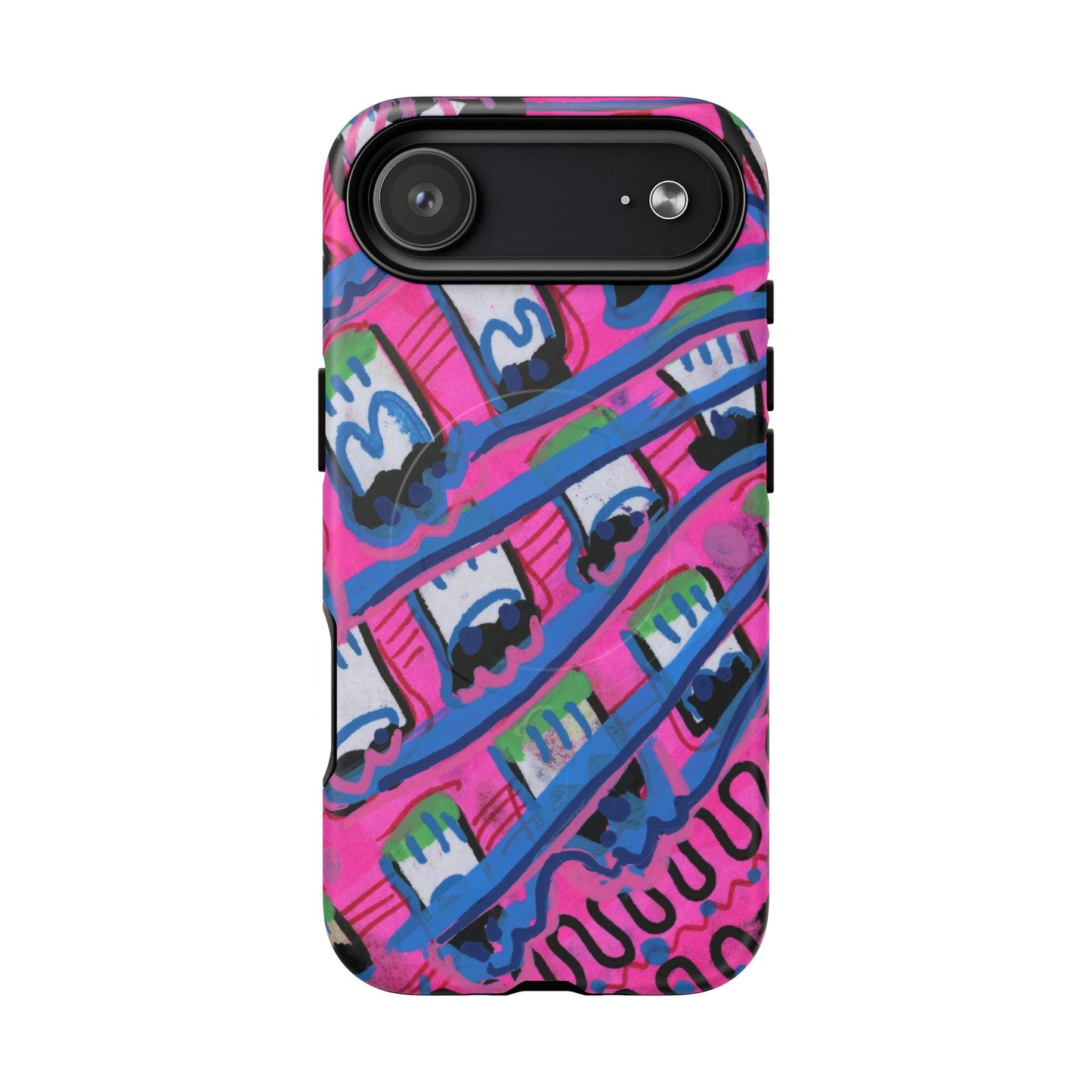 Pink Blast Tough Magnetic Case