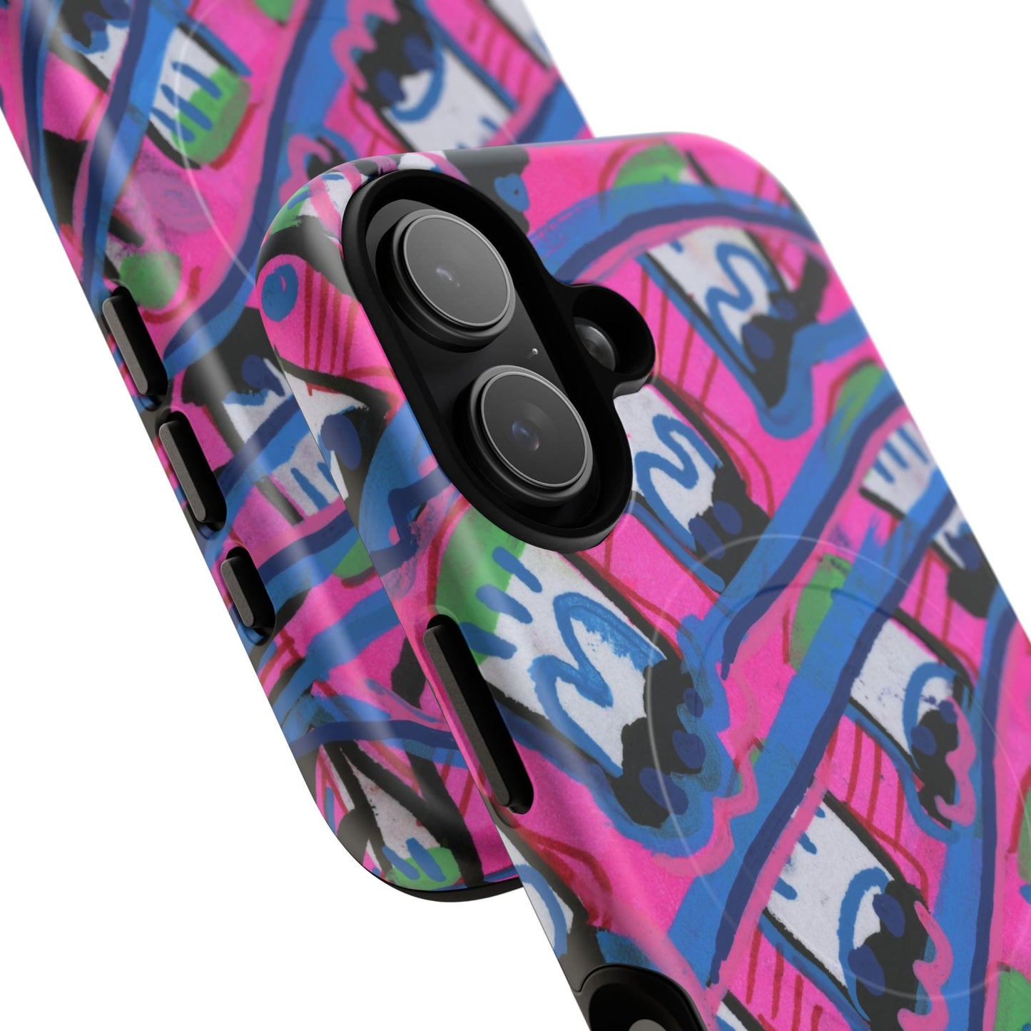 Pink Blast Tough Magnetic Case