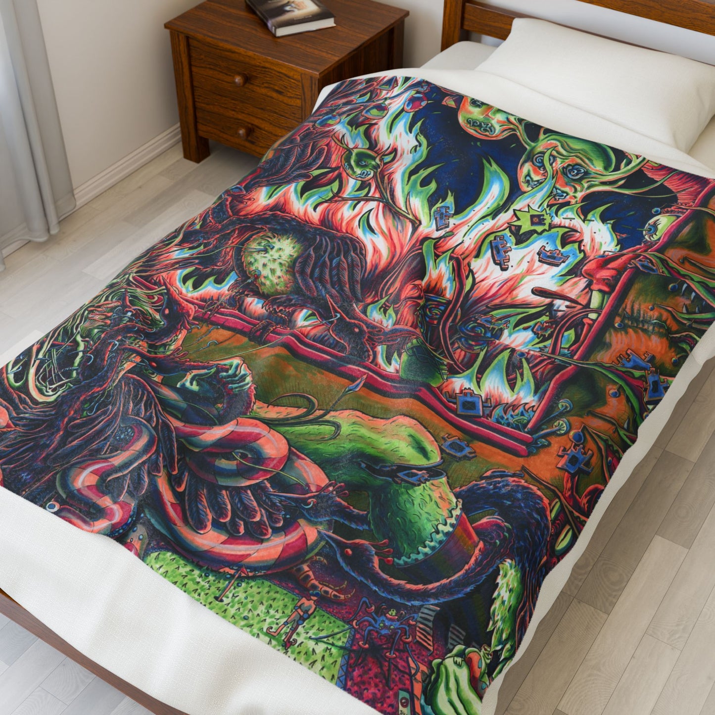 Velveteen Plush Blanket - Early Bird