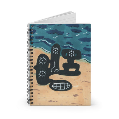 Beach Time Fun Spiral Notebook - Ruled Line