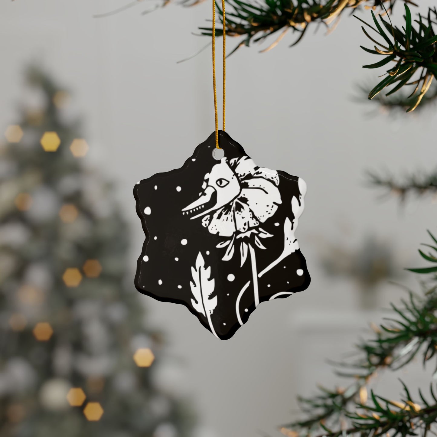 Ceramic Ornaments - Flower Cannibal