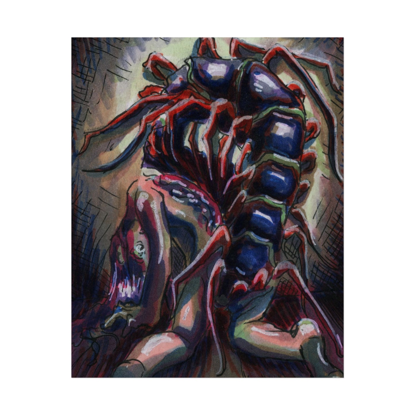 "Centipede Lady" poster