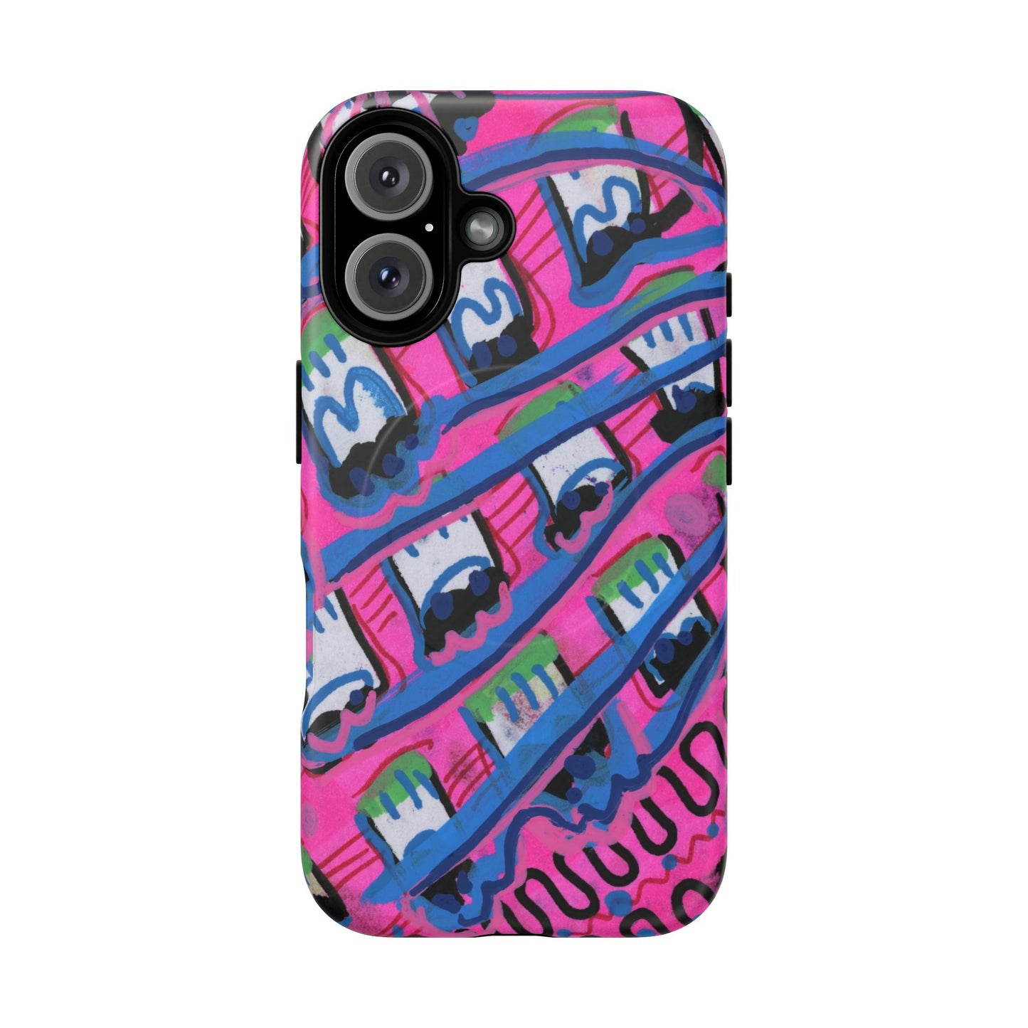 Pink Blast Tough Magnetic Case