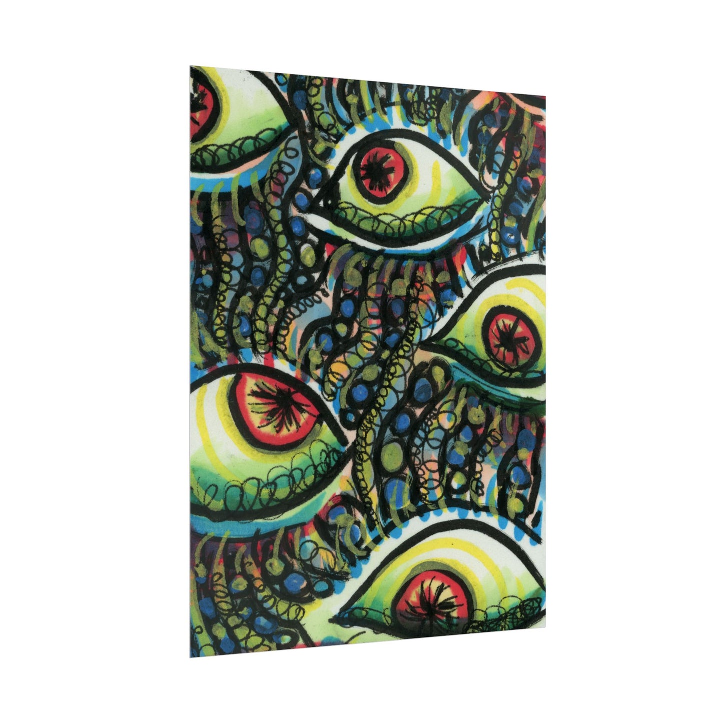 "Trippy Eyeball" poster