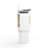 Mango Mustard Insulated Travel Mug, 40oz
