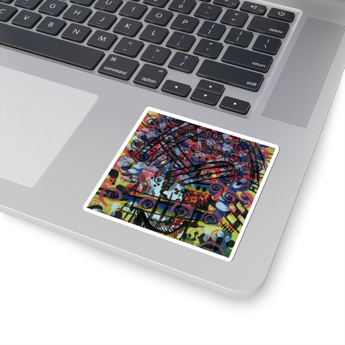 Flower Power Kiss-Cut Sticker