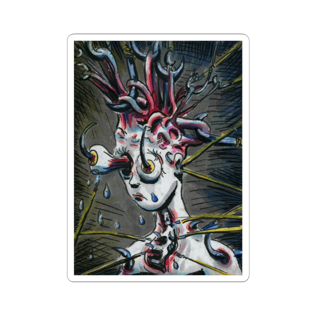 "Stressed Out" sticker