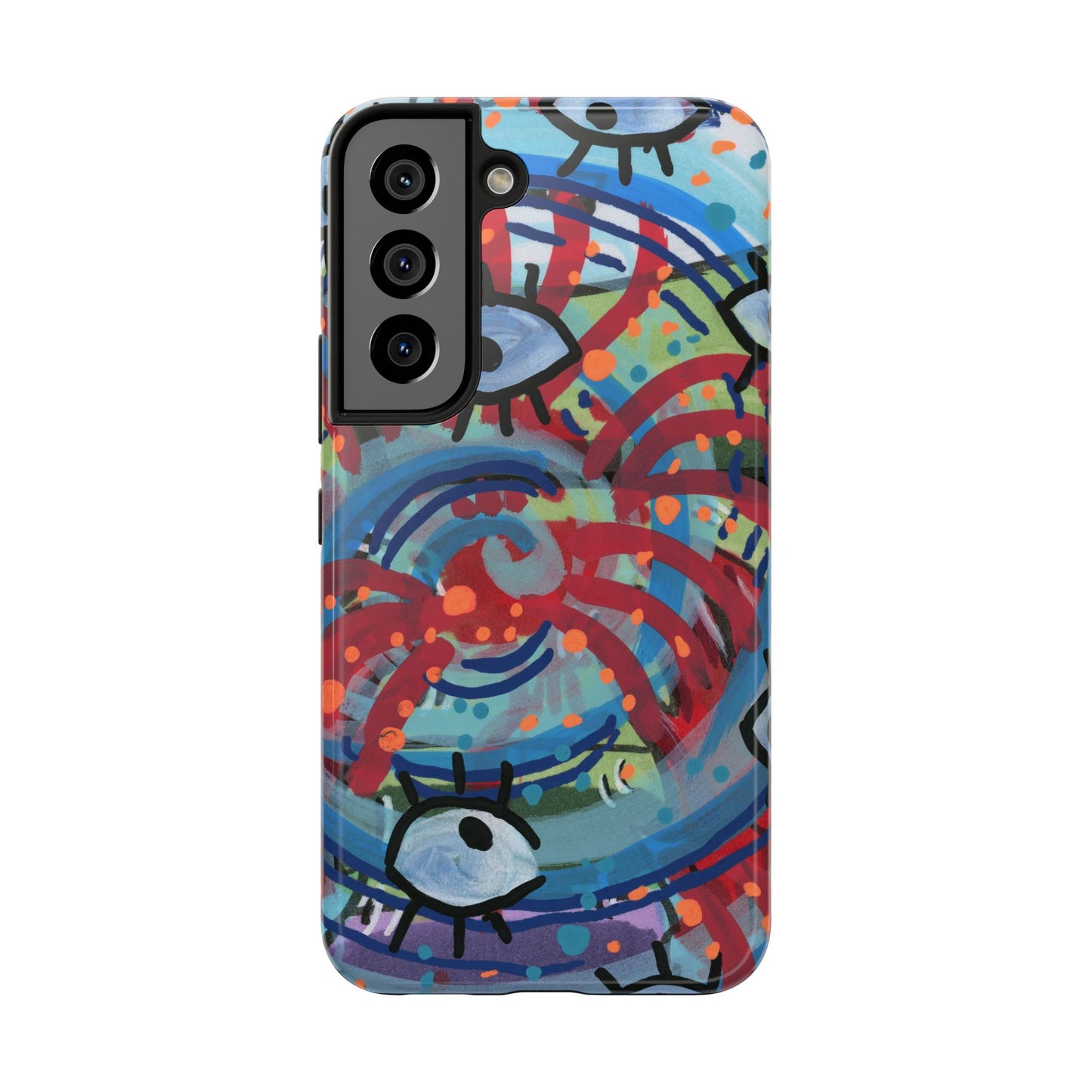 Eyeball Attack Tough Phone Cases