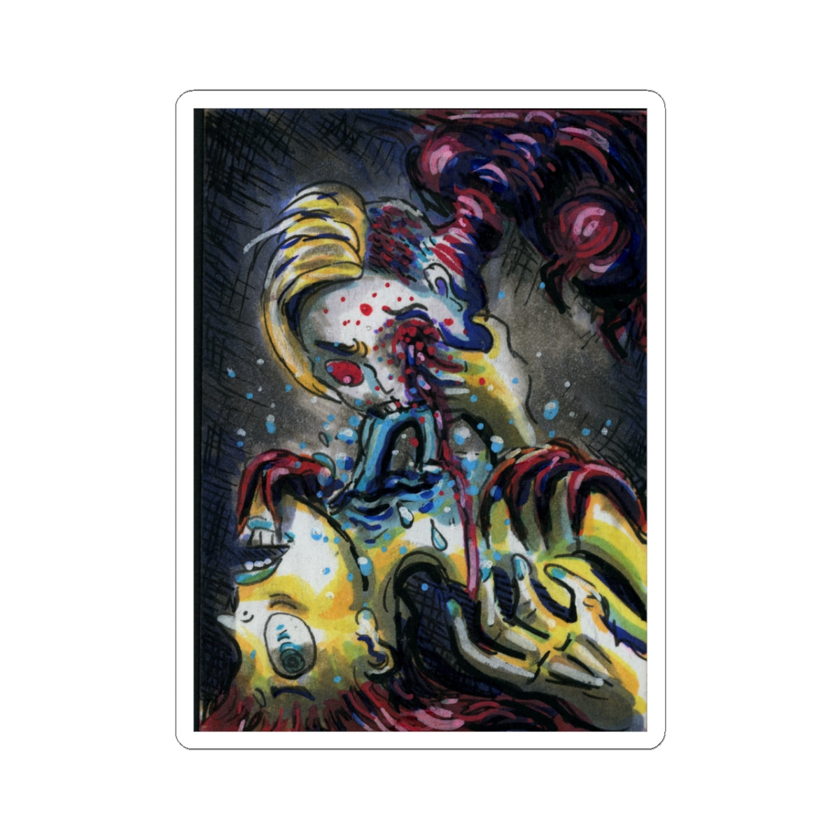 "Rip and Tear" sticker