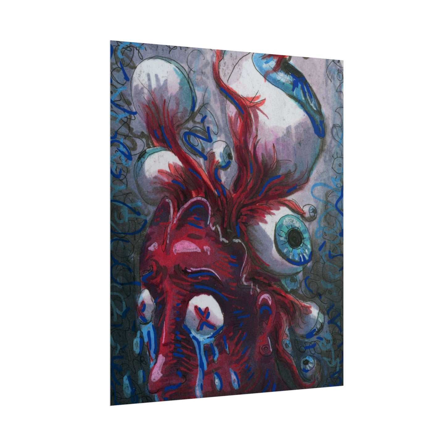 "Eyeball Brain" Poster