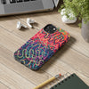Colorful Squiggly Lines Tough Phone Cases