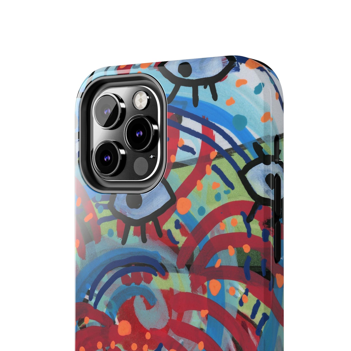 Eyeball Attack Tough Phone Cases